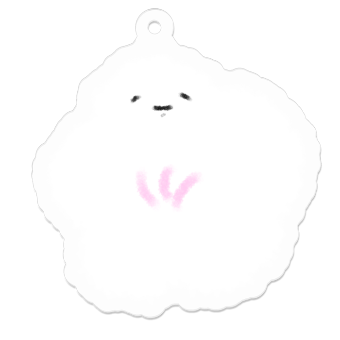 アクリルキーホルダー - 50 x 50 (mm)