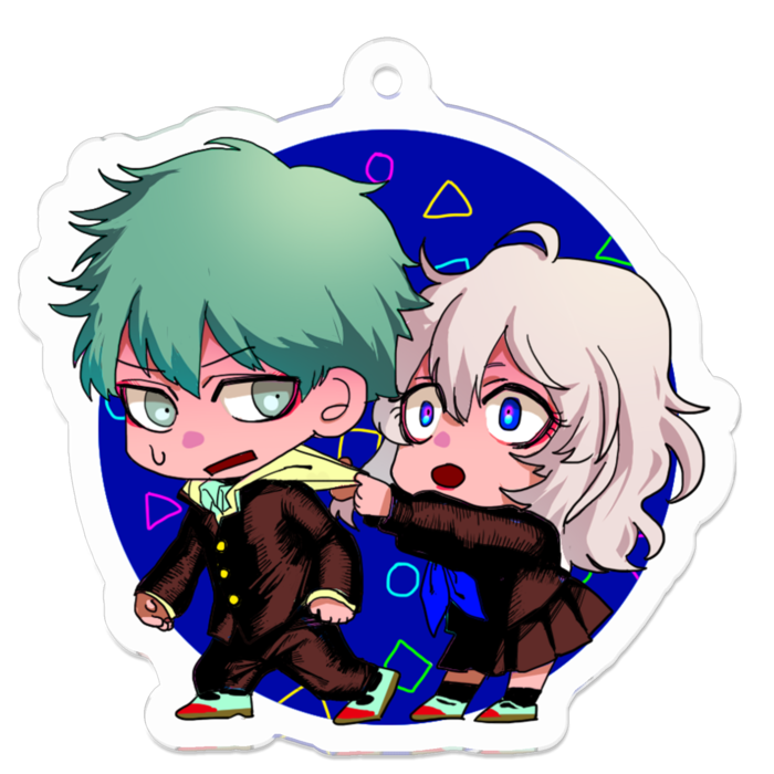 アクリルキーホルダー - 50 x 50 (mm)