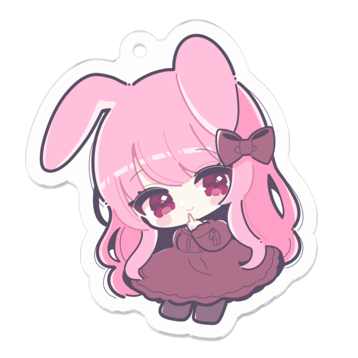 アクリルキーホルダー - 50 x 50 (mm)