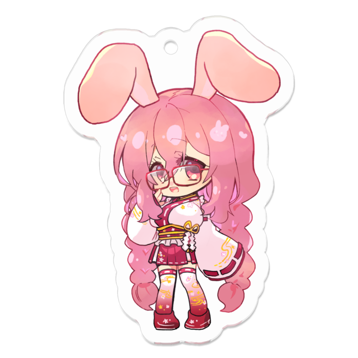 アクリルキーホルダー - 50 x 50 (mm)