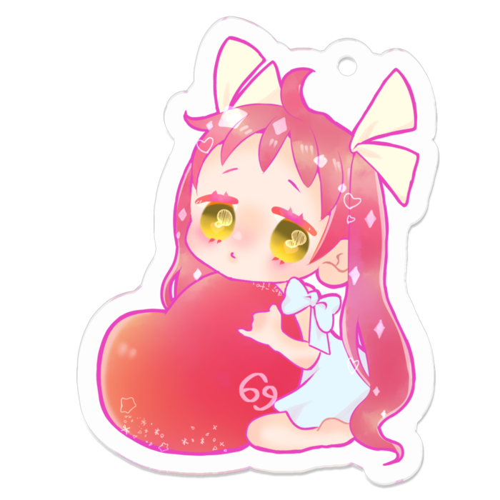 アクリルキーホルダー - 50 x 50 (mm)