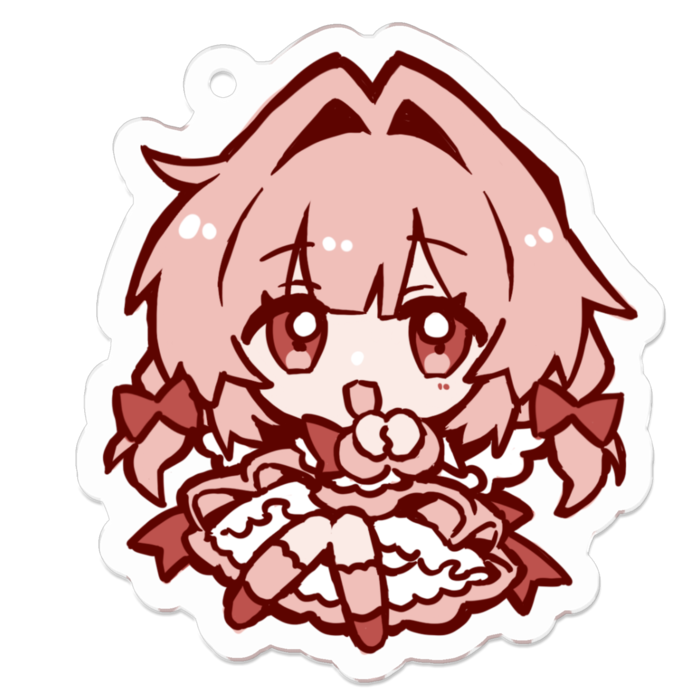 アクリルキーホルダー - 50 x 50 (mm)