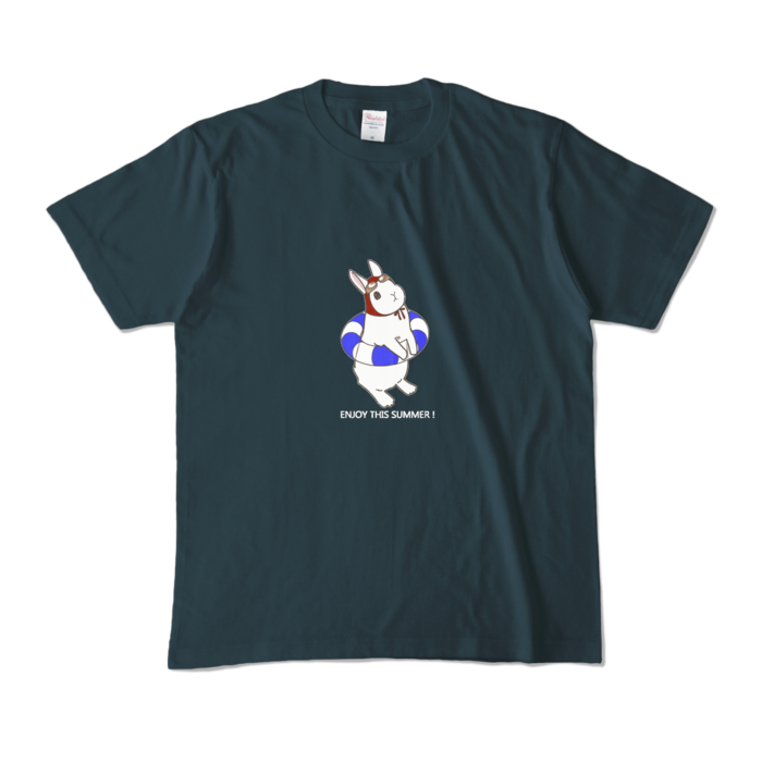カラーTシャツ - M - デニム (濃色)