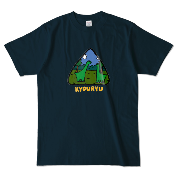 カラーTシャツ - L - ネイビー (濃色)