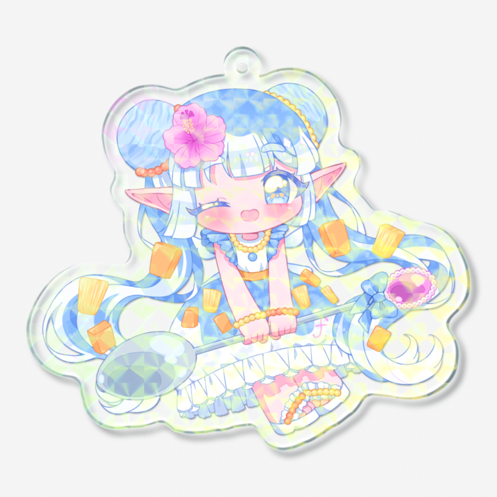 トロピカルブルーハワイ - 70 × 70mm