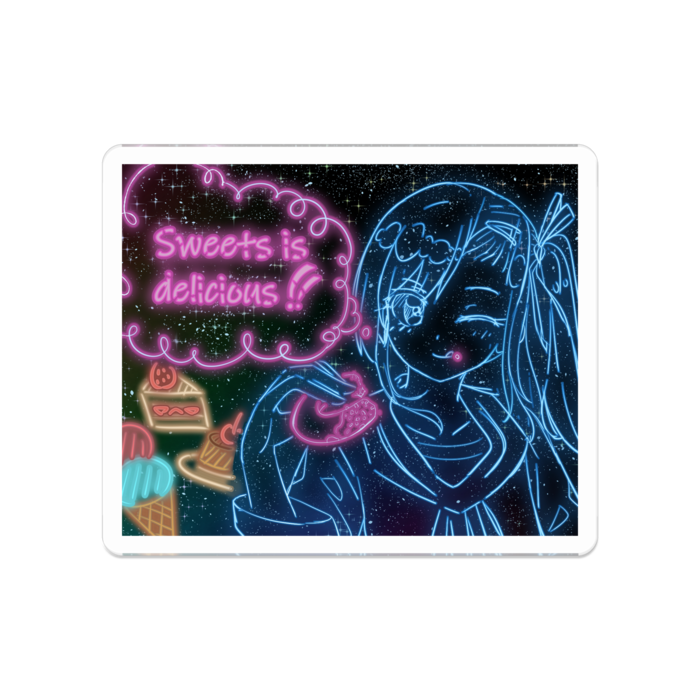 アクリルバッジ - 50 x 50 (mm)