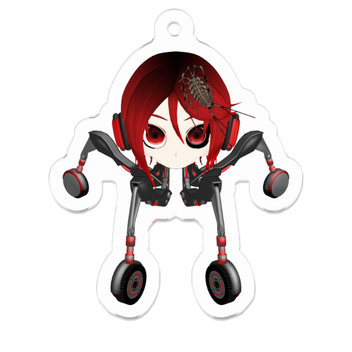 アクリルキーホルダー - 50 x 50 (mm)