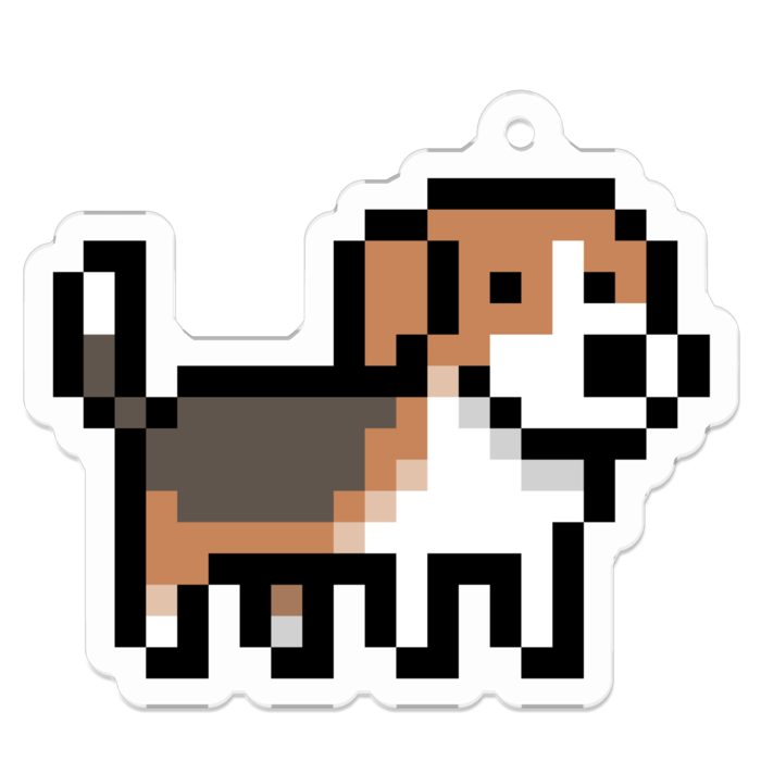 犬ドット ビーグル 丼くらげ屋 Booth