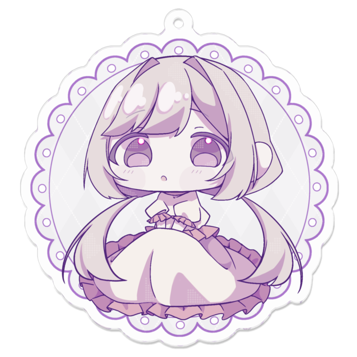 アクリルキーホルダー - 70 x 70 (mm)