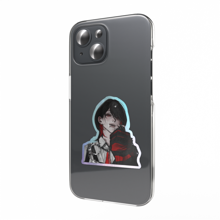 メロぬなオーロラスマホステッカー