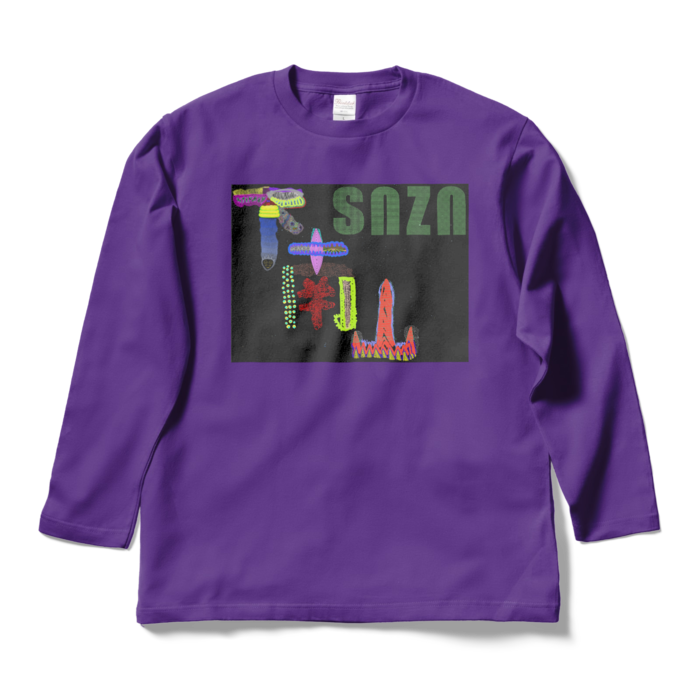 ロングスリーブTシャツ - L - パープル