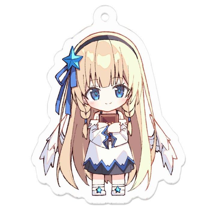 アクリルキーホルダー（コーティング） - 50 x 50 (mm)