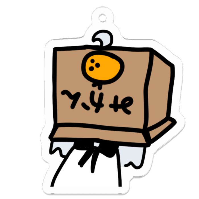 アクリルキーホルダー - 50 x 50 (mm)