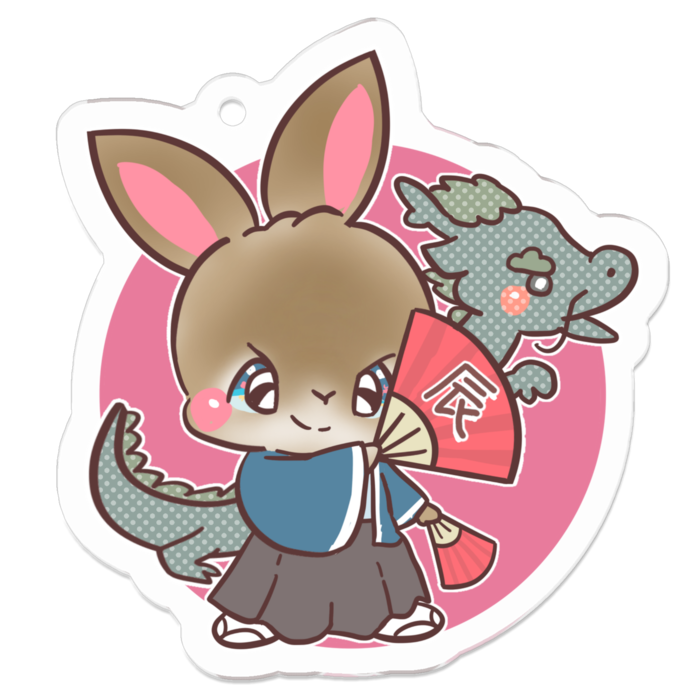 アクリルキーホルダー - 50 x 50 (mm)