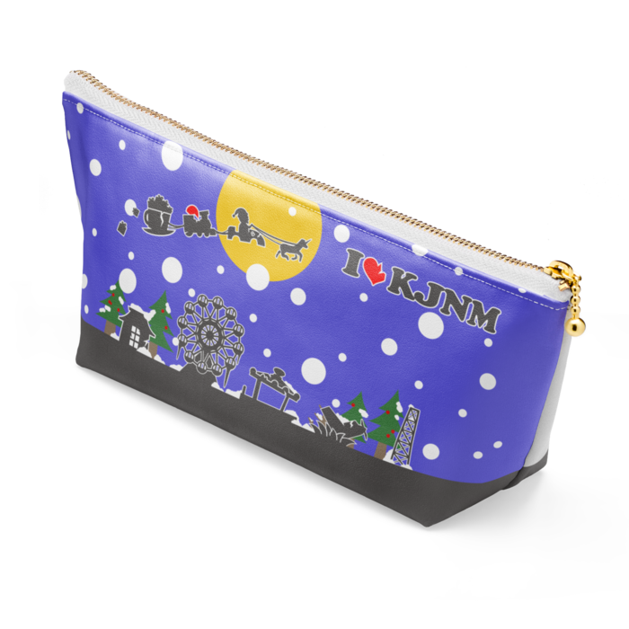 ポーチ - 長さ21.5cm / 高さ10cm - ホワイト