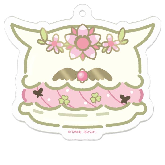 アクリルキーホルダー - 50 x 50 (mm)(マカロン)