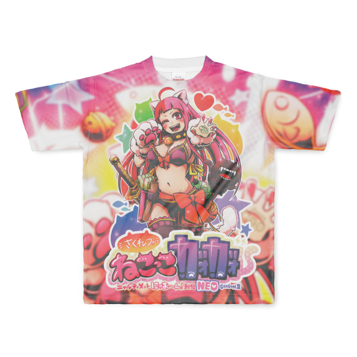 フルグラフィックTシャツ - L - 両面印刷