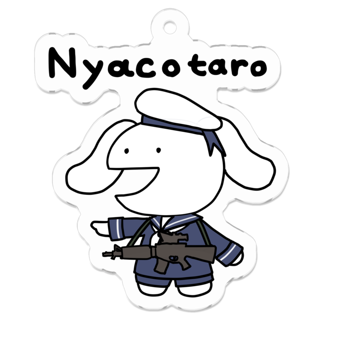 アクリルキーホルダー - 50 x 50 (mm)