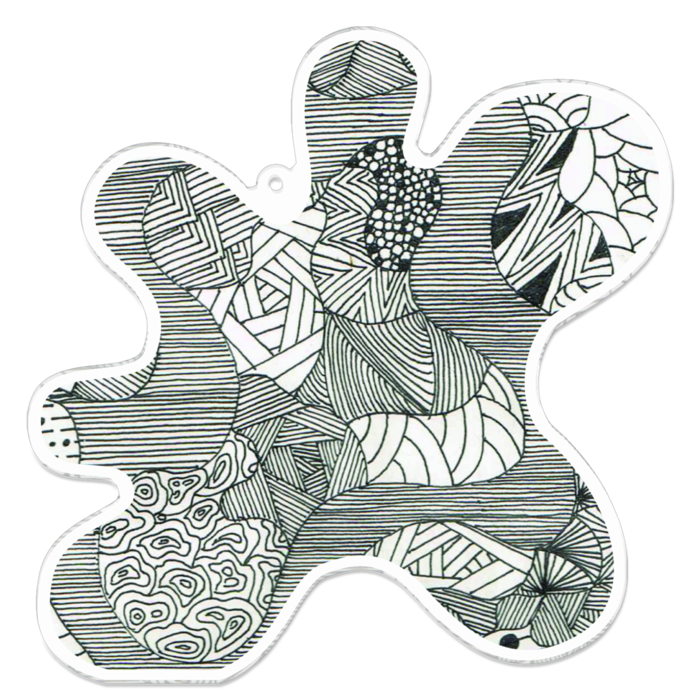 アクリルキーホルダー - 100 x 100 (mm)