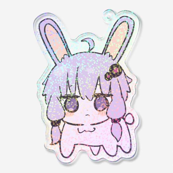 ホログラムアクリルキーホルダー - 70 × 70mm