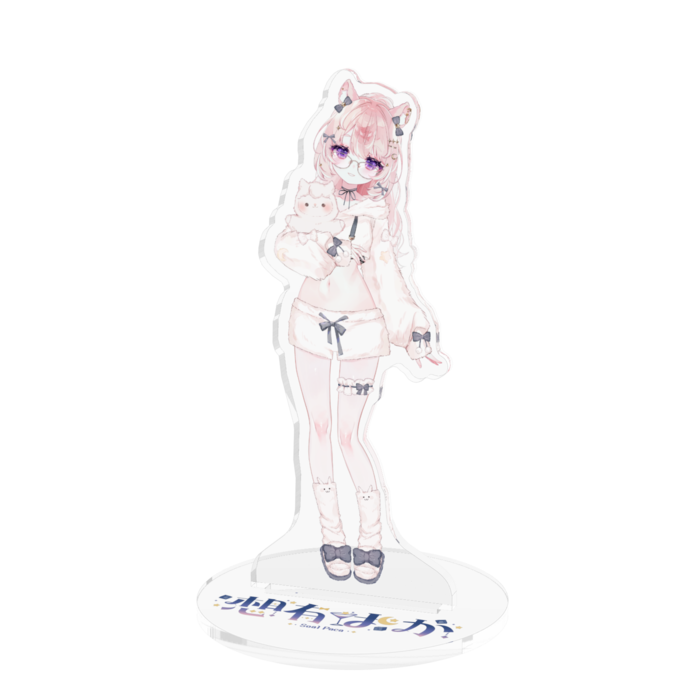 部屋着アクリルフィギュア - 100x100mm