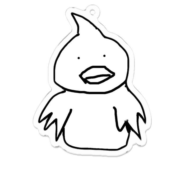 アクリルキーホルダー(コーティング) - 70 x 70 (mm)