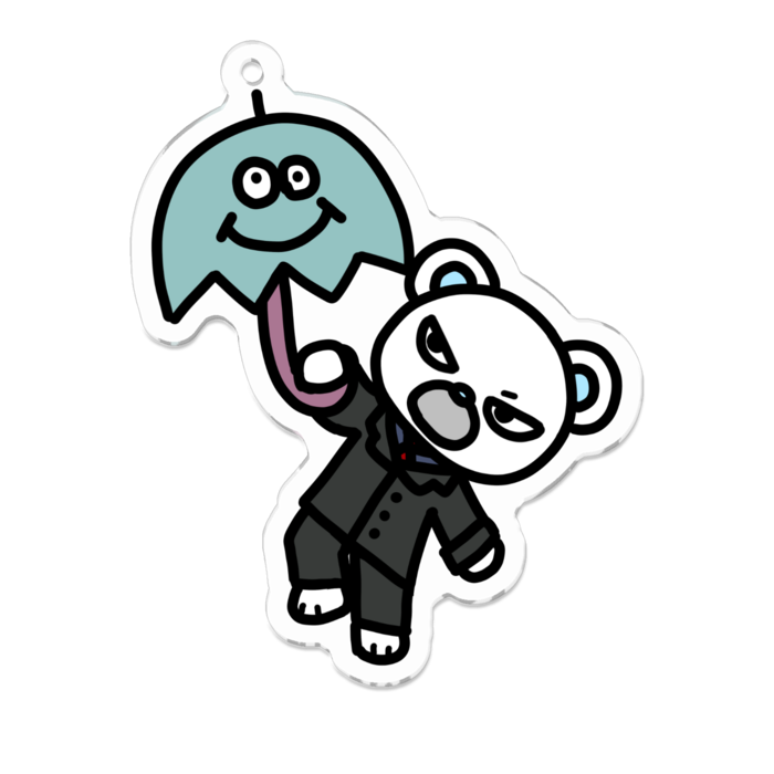 アクリルキーホルダー - 70 x 70 (mm)