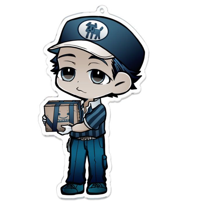 アクリルキーホルダー - 100 x 100 (mm)