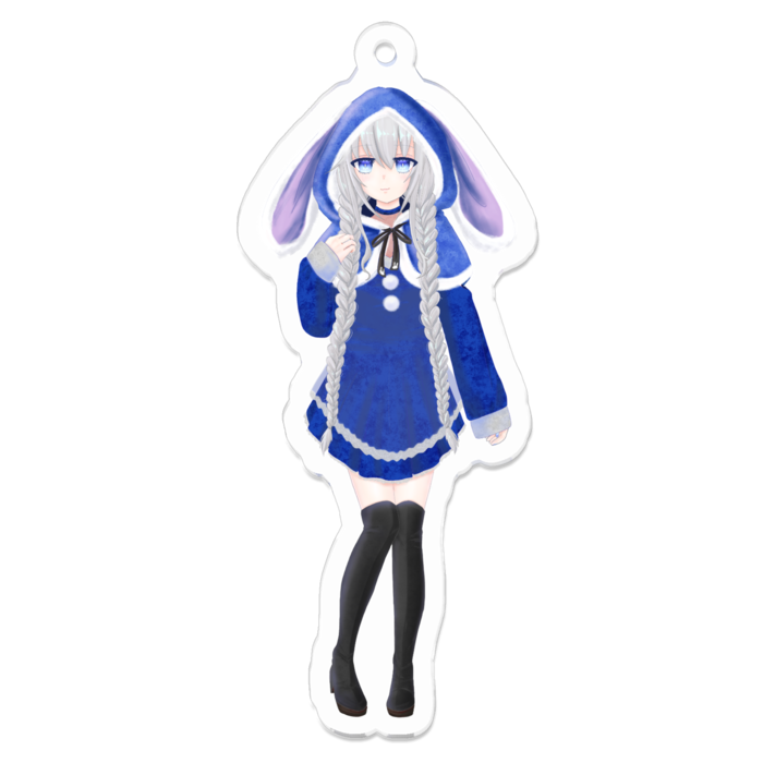 アクリルキーホルダー - 70 x 70 (mm)(冬)
