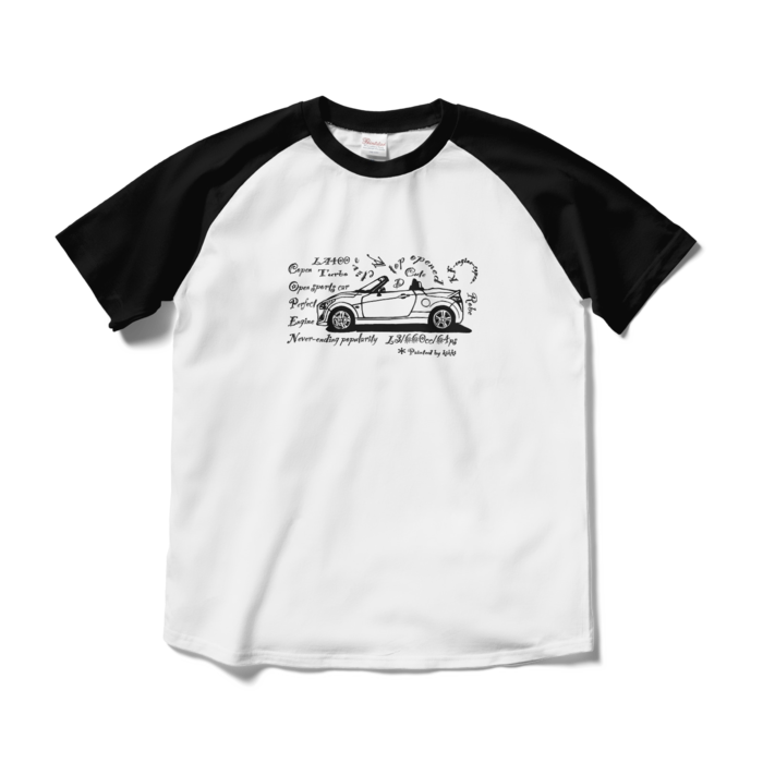  - M - ホワイト×肩ブラック