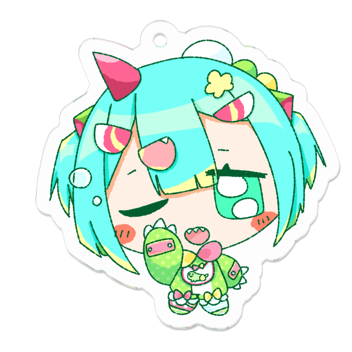 アクリルキーホルダー - 50 x 50 (mm)