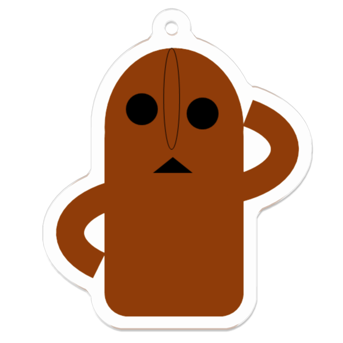 アクリルキーホルダー - 50 x 50 (mm)