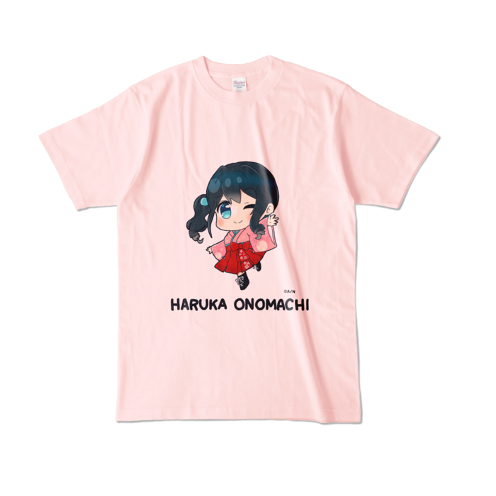 小野町春香_オリジナルTシャツ2025　ライトピンクL