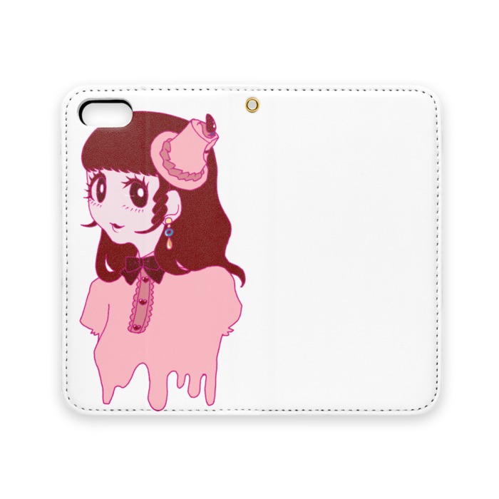 手帳型iPhoneケース（ベルトなし） - iPhone 5 / 5s / SE - ストラップ穴 あり