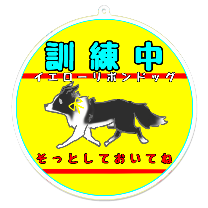 訓練中(そっとしておいてね) 100 x 100 (mm)