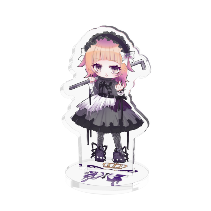 【SD紫月カレン鉄パイプver.】アクリルスタンド - 50x50mm