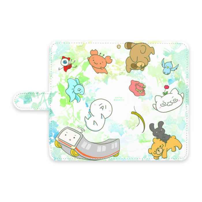 手帳型Androidケース - L - ストラップ穴 あり