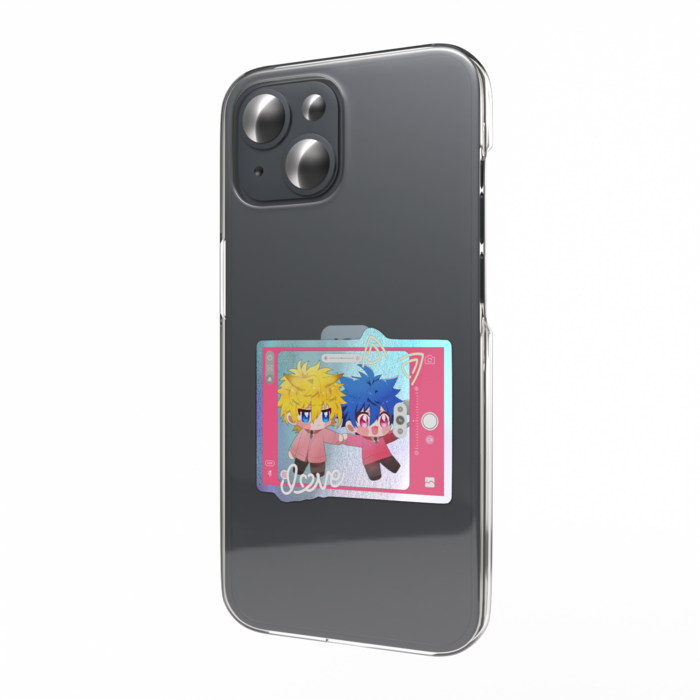 オーロラスマホステッカー - W55 × H91mm 以内
