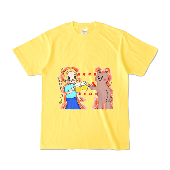 カラーTシャツ - S - イエロー (濃色)