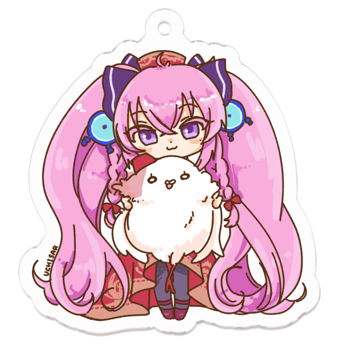 アクリルキーホルダー - 50 x 50 (mm)