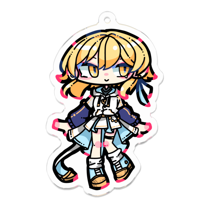 アクリルキーホルダー - 70 x 70 (mm)