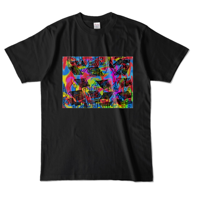 カラーTシャツ - L - ブラック (濃色)