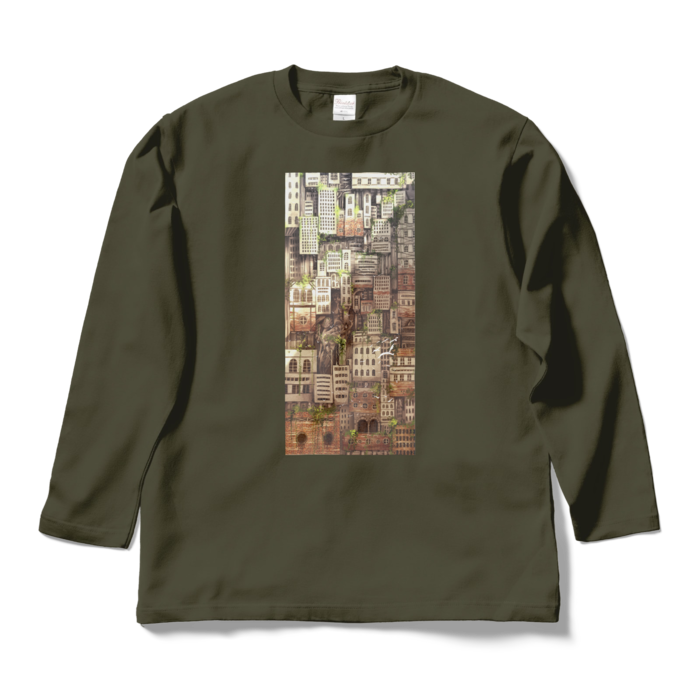 ロングスリーブTシャツ - L - アーミーグリーン