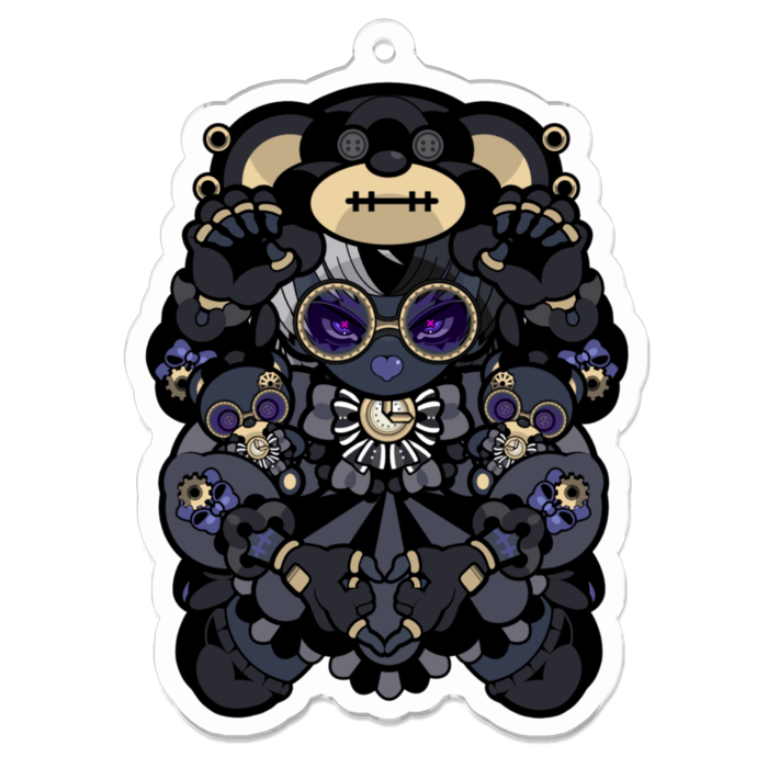 アクリルキーホルダー - 70 x 70 (mm)