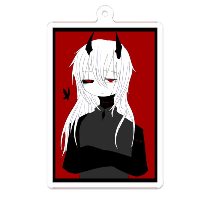 アクリルキーホルダー - 70 x 70 (mm)