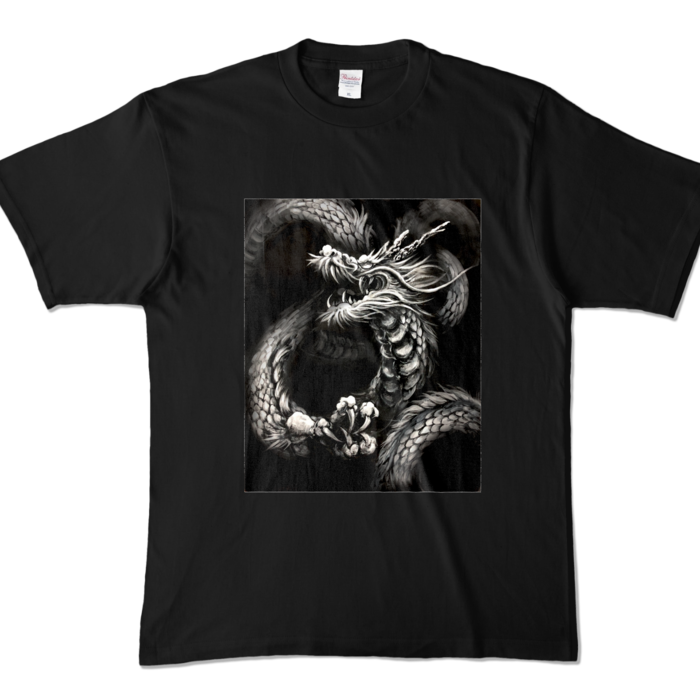 カラーTシャツ - XL - ブラック (濃色)前面