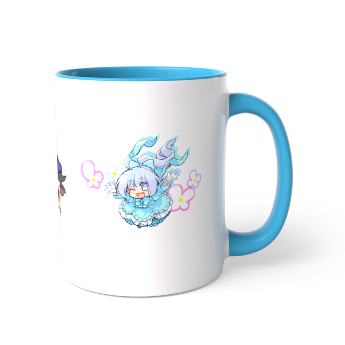 ツートンカラーマグカップ - 直径 8.2cm / 高さ 9.5cm