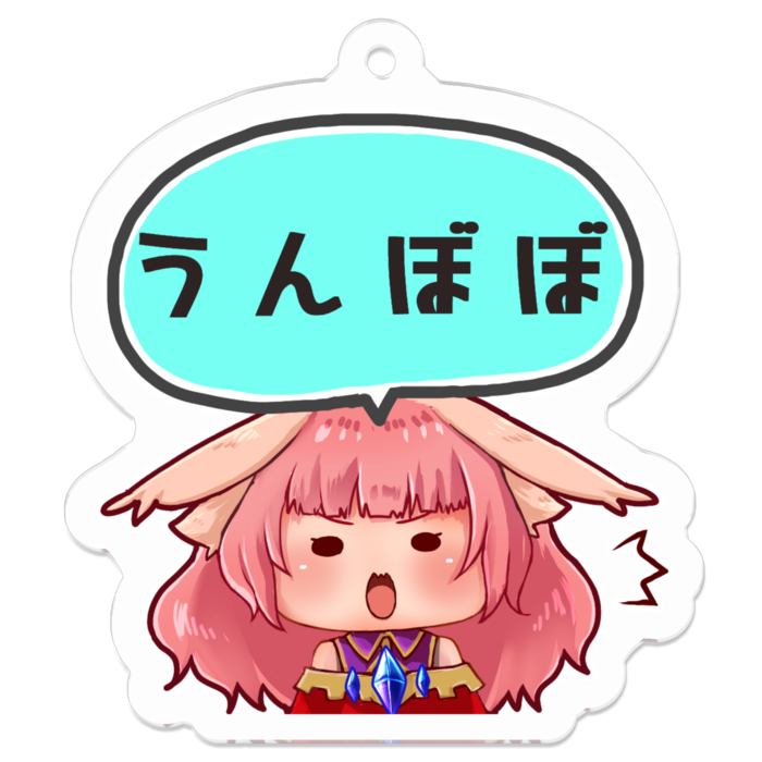 アクリルキーホルダー - 50 x 50 (mm)