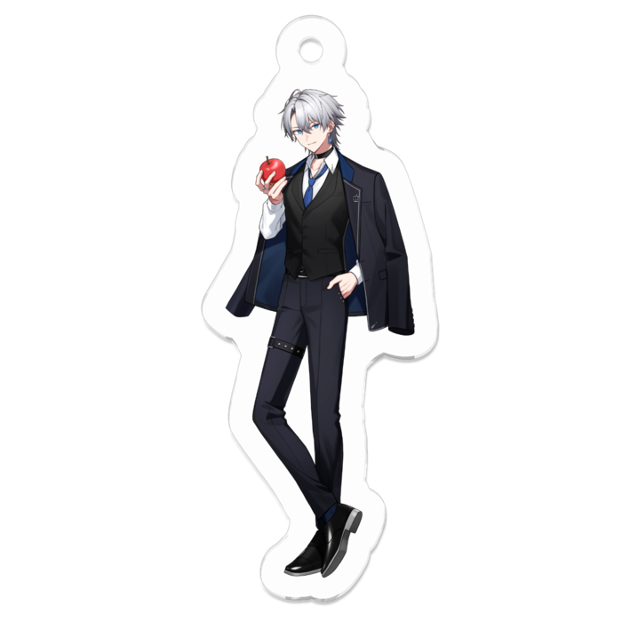 アクリルキーホルダー（コーティング） - 50 x 50 (mm)