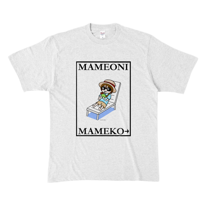 カラーTシャツ(淡色) - XL - アッシュ